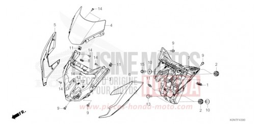 CAPOT AVANT CBF125MEFT de 2026